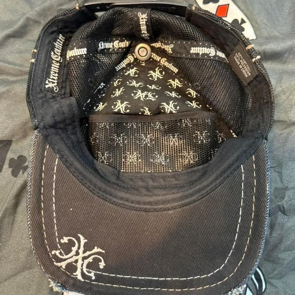 Xtreme-couture Women's Navy and Blue Hat